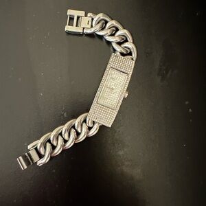 MK Bracelet Watch small with limestone.